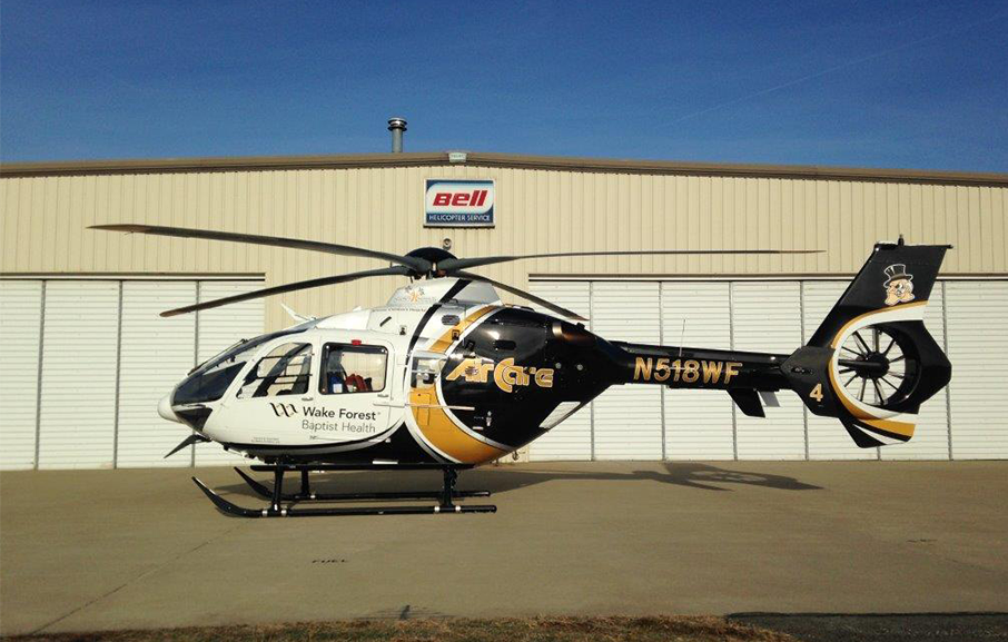 PAC International delivers fourth EC135 to Wake Forest Baptist Health